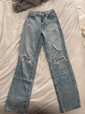 PacSun Light Blue Distressed Boyfriend Jeans